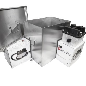 Fonditore di cera JaHan - acciaio inox - elettrico - 2 generatori