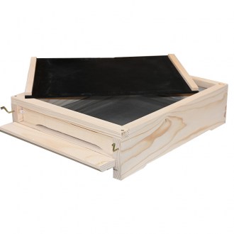 Fondo antivarroa completamente a rete - acciaio inox - Langstroth - 10 telai