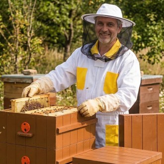 Camiciotto da apicoltore, taglia: 48-68