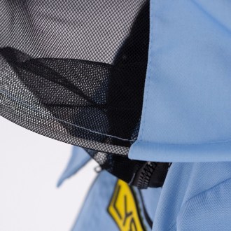 Tuta apistica con cappello - blu - Lysoň, taglia: S-XXXL