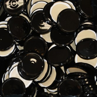 Coperchio per vasetto da conserva TO 82 - RBS - nero