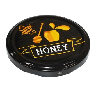 Coperchio per barattolo TO 82 - Honey - nero - HO12