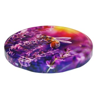 Coperchio per barattolo TO 82 - Ape e lavanda 700 pz - scatola intera - HO17