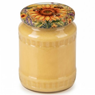 Capsula per vasetto TO 82 - Girasole dipinto - HOJ4