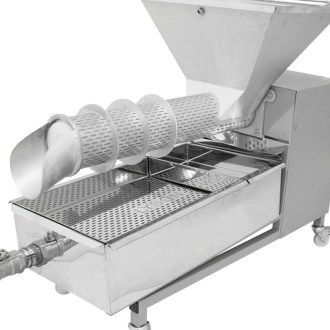 Pressa a coclea per la separazione del miele e della cera dagli opercoli, capacità 50 kg/h Lysoň - OPTIMA