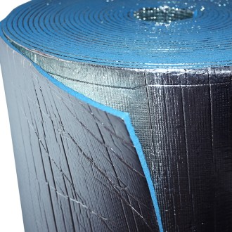 Schiuma isolante XPE rivestita in alluminio 8mm - rotolo - 1,35 x 22,5 m