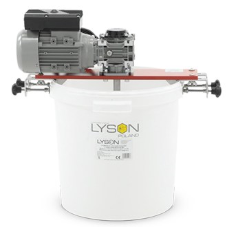 Dispositivo per la cremazione del miele Lysoň per contenitori in plastica da 33 l 230 V