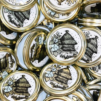 Coperchio per barattolo TO 82 - arnia con api - 700 pezzi - scatola intera