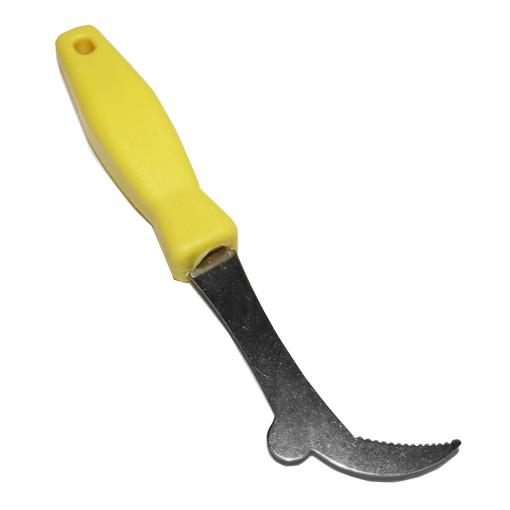 Leva per arnia - manico in plastica giallo