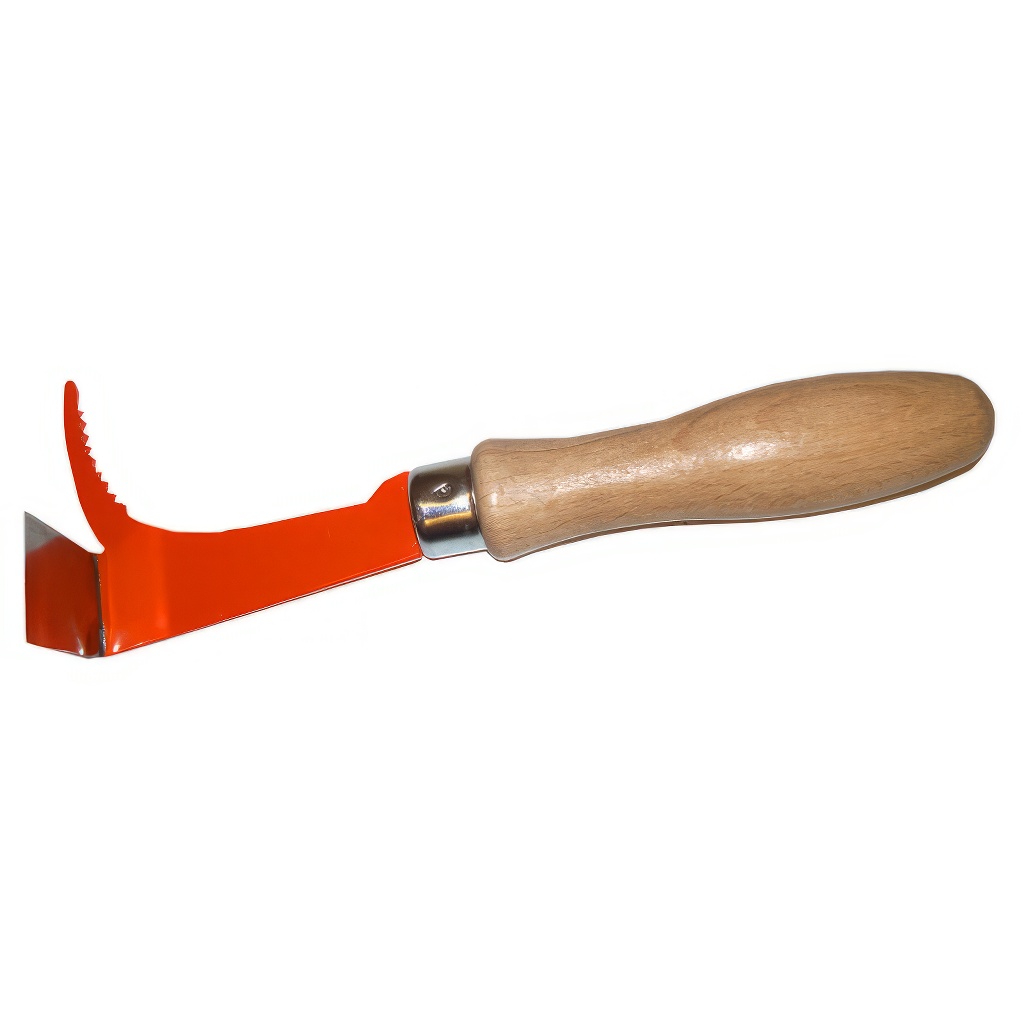 Leva apicoltura combinata - manico in legno - acciaio inox
