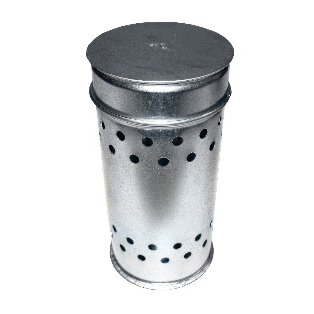 Lampada per fumigazione con stoppini di zolfo - zincata 20,5 cm