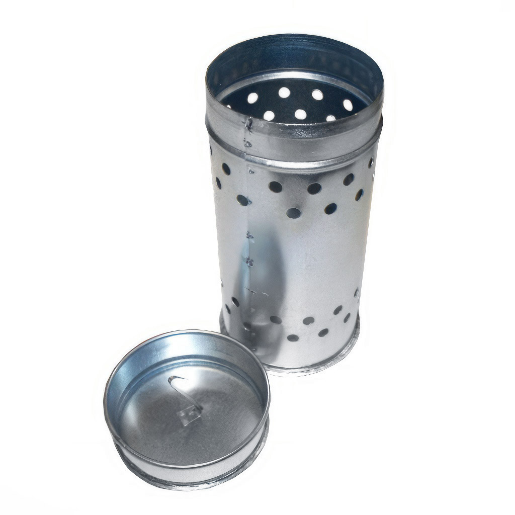 Lampada per fumigazione con stoppini di zolfo - zincata 20,5 cm