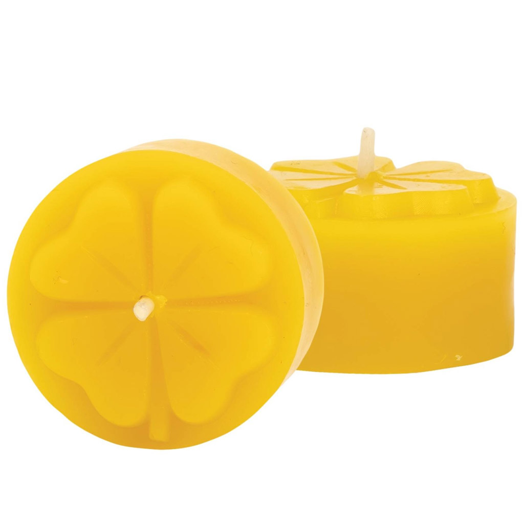 Stampo in silicone per candele - candela da tè trifoglio - 1,8 cm - FS503