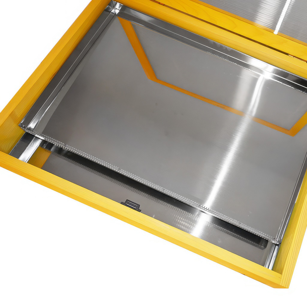 Fonditore solare JaHan in policarbonato, in acciaio inox con setaccio 74,5x54