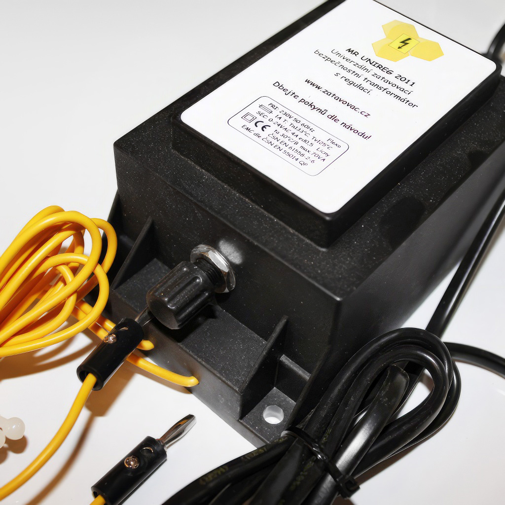 Trasformatore per saldatura dei fogli cerei 12/24V - acciaio inox/stagno filo.
