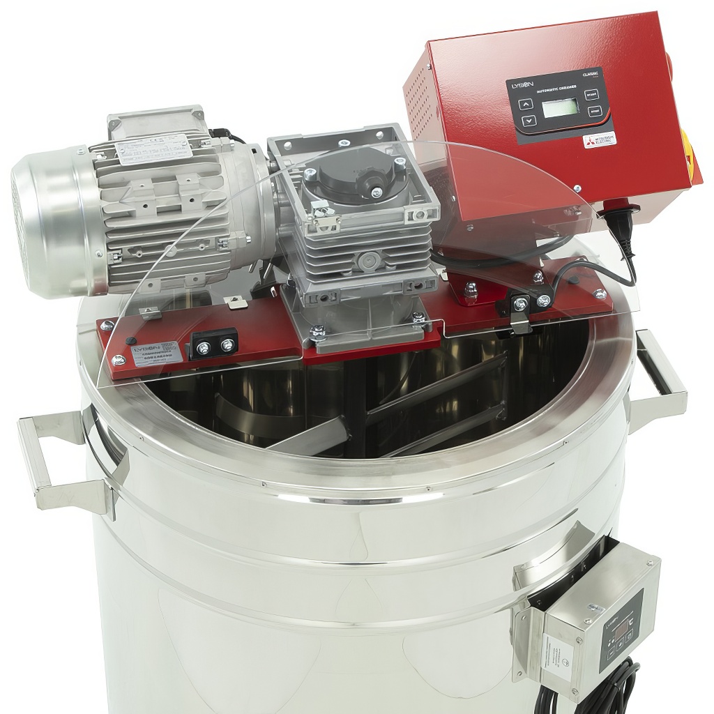 Dispositivo per la cremazione del miele con riscaldamento Lysoň, capacità 150-200 l - automatico