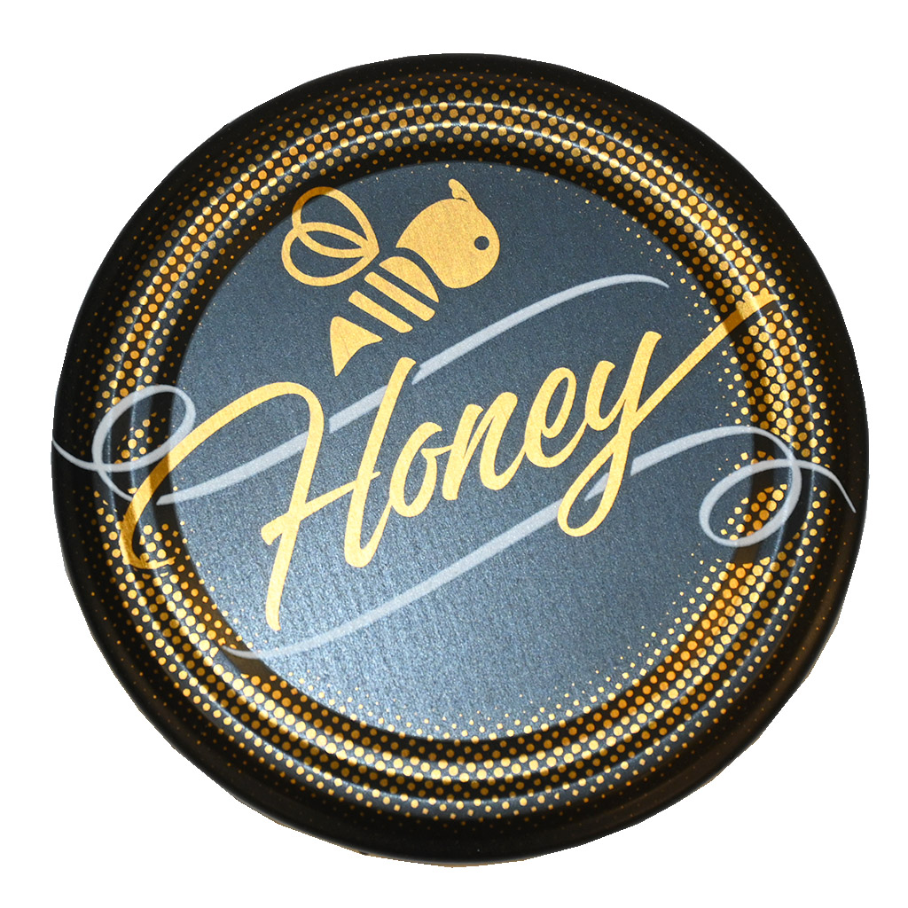 Coperchio per barattolo TO 82 - Honey - nero - opaco - 700 pz - scatola intera - HO12-2