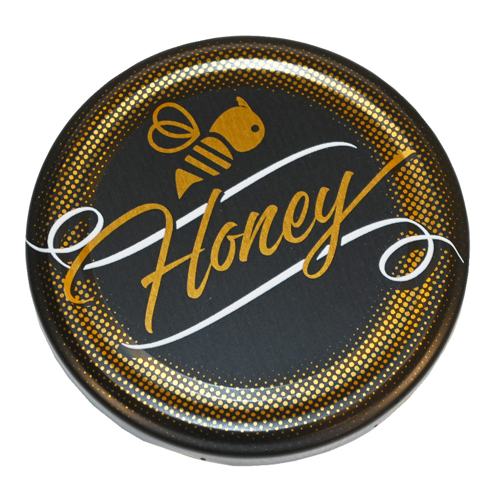 Coperchio per barattolo TO 82 - Honey - nero - opaco - 700 pz - scatola intera - HO12-2