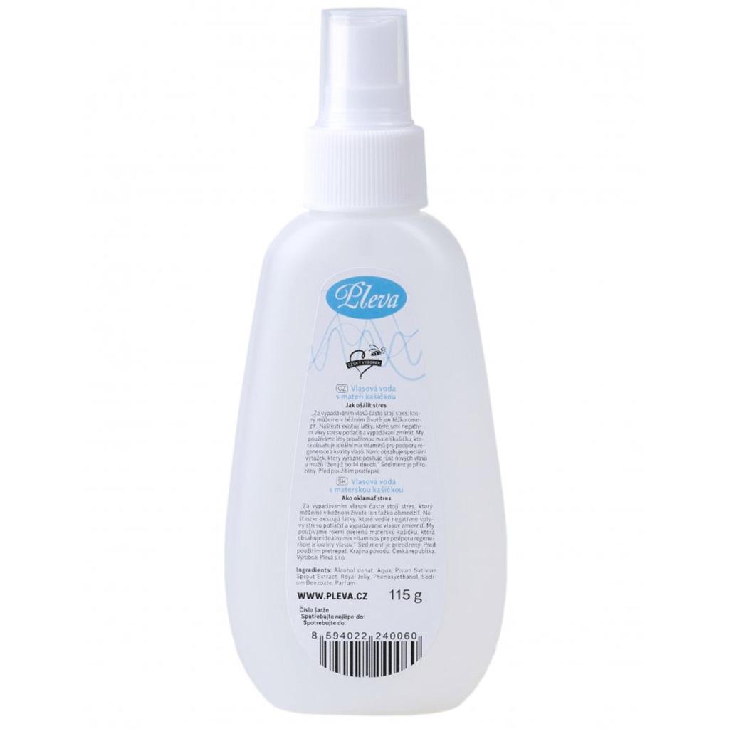 Acqua per capelli con pappa reale Pleva 115 g